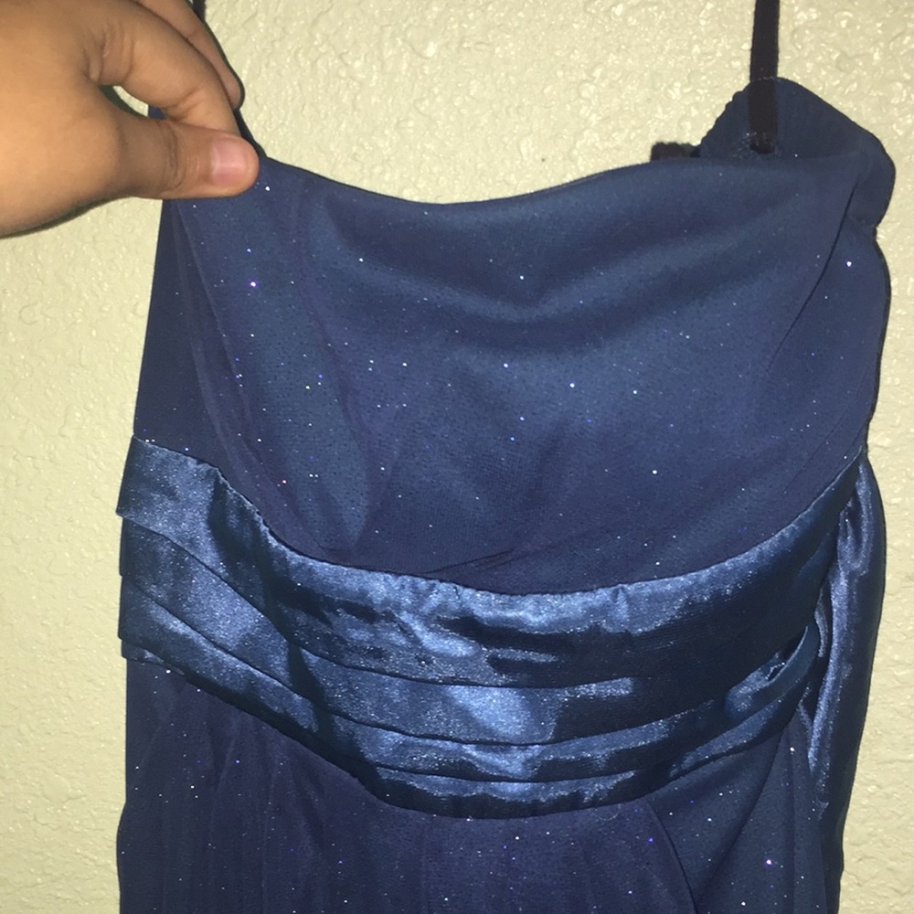 deep blue dress
